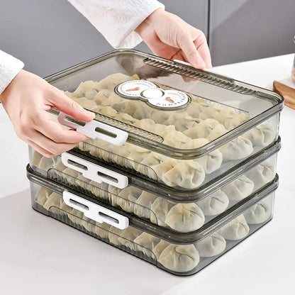 Transparent Dumpling Storage Box